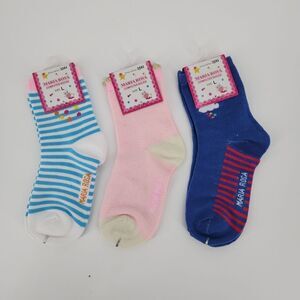 Girl Crew 3 pairs Socks Rosa Maria
